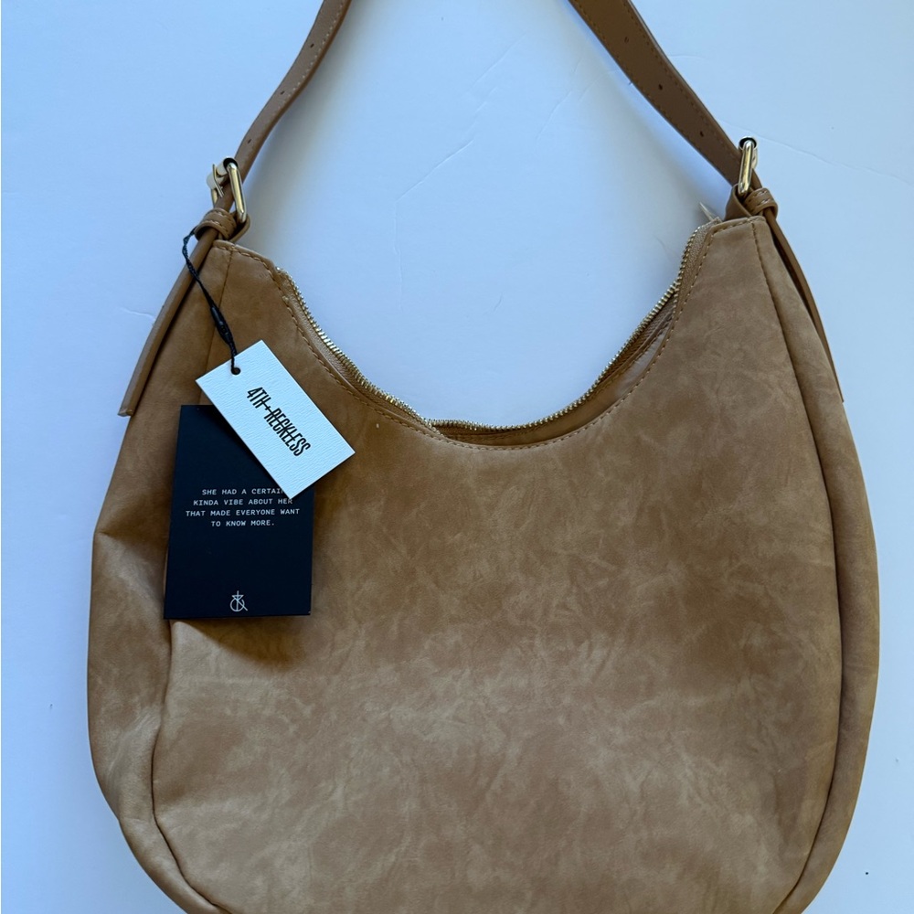 4th + Reckless Faux Suede Bag